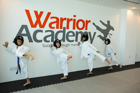 Training for Olympic taekwondo in Dubai